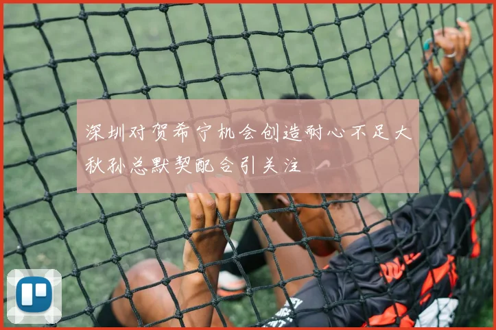 深圳对贺希宁机会创造耐心不足大秋孙总默契配合引关注